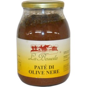 PATE'DI OLIVE NERE VASO GR.960